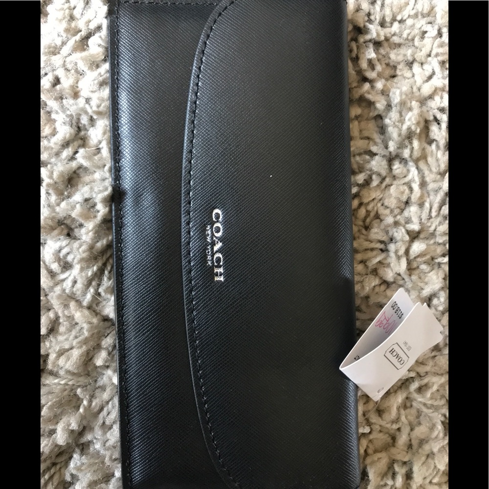 Coach NWT F50428 Darcy Leather Soft Wallet